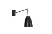 Short Wall Mid Century Modern Raw Brass Sputnik chandelier light Fixture