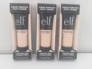 3 Elf LIQUID Poreless Putty Face Primer 0.16 Oz X 3 Each Mini Travel Size NIB