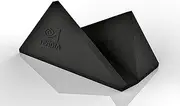 Vertical Stand Organizer Compatible with Nvidia Shield Android TV (2017 & 2019 Pro Models) - Jet Black with Logo & Lettering - Durable Composite Nvidia Shield TV Mount - Black