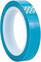 CRASPIRE Slick Tape Blue Transfer Tape 0.79in x 164.05ft UHMW Polyethylene Transparent Film Slide PET Adhesive Slippery Protection Label Tape for Drawers Squeak Reduction Bearings Furniture