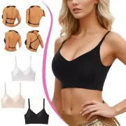 Low Back Bra For Women Wirefree Seamless Bra Backless Multiway Straps New