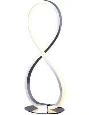 [Lexi Lighting] Infinite LED Table Lamp in Chrome