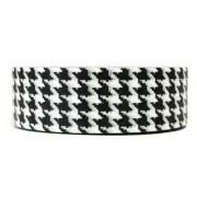 Colorful Patterns Washi Masking Tape, Black Houndstooth