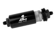 Aeromotive In-Line Fuel Filter Black 40 Micron S/S Element With -6AN Male Ends
