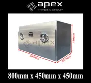BRAND NEW TOOLBOX FLAT ALUMINIUM TOOL BOX - TRUCK UNDERTRAY STORAGE - 150061FPL