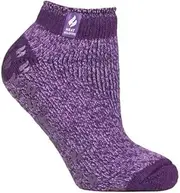 [HEAT HOLDERS] | SockShop | Ladies Original Ankle Thermal Slipper Socks | Non-Slip Grip Sole | Winter Warm & Cozy | Women's Sizes