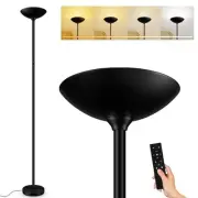 Stepless Dimmable Floor Lamp,30W 3000LM Super Bright LED Torchiere Floor Lamps