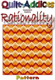 RATIONALITY - Quilt-Addicts Patchwork Quilt Pattern*