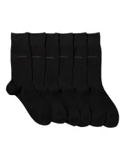 [Calvin Klein] Cotton Socks 6 Pack in Multi