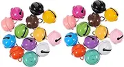 HOODANCOS 50pcs Pet Bell Key Multicolor Puppy Collars Pet Collar Accessories Bell Pendant Colorful Necklace Small Decorative Bells Mini Bells Pendant Jingle Bell Pet Necklace Charm Iron