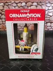 NOMA Ornamotion Christmas Ornament Mouse in Candlestick Motor Included Orig Box