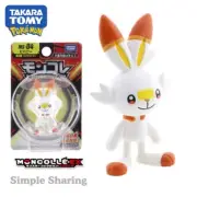 Pocket Monsters Scorbunny Mini Resin Anime Figure Toys for Children