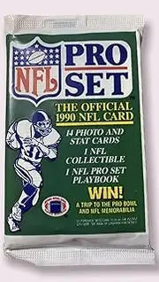 Pro Set 1990 Official NFL Card Unopened Packs
