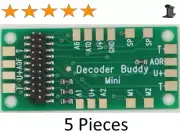 NixTrainz ~ New Decoder Buddy Mini NTZ8 ~ 21 Pin Board ~ 2.2K Resistors ~ 5 Pack