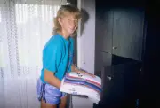 Steffi Graf German Tennis Star In Bruhl 1986 Old Photo 10