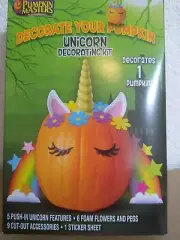 Pumpkin Masters Decorate Your Pumpkin Unicorn Decorating Kit