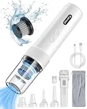 Dovety Cordless Handheld Car Vacuum Cleaner - 21000PA 5-in-1 Portable Vacuum with LED Light & HEPA Filter, Up to 40 Mins Runtime Small Hand Held Cleaner for Car Detailing, Pet Hair, Home, Office