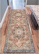 Long Narrow Hall Runner Rug，60cm/70cm/80cm/100cm Wide，Indoor Corridor Hall Kitchen Bedroom Living Room Runner Carpet Non-Slip Door Mat Runner (Size : 2.6ft×13.1ft/80×400cm)