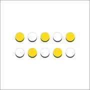 Acupressure-Byol Magnet-Large (Mega) (set of-10)-Code-346