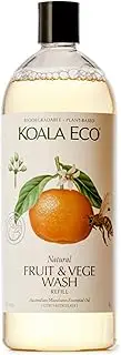 Koala Eco Natural Fruit & Vegetable Wash with Mandarin Essential Oil - Refill - 1000ml