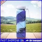 620ml Collapsible Water Bottle with Straw BPA Free for Gym Travel (Blue) AU