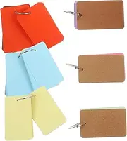 DOITOOL Blank Index Cards Pages Each for DIY Projects Crafting and Studying Portable Creative Flashcards for Vocabulary and Memo Notes Small Easy to Carry