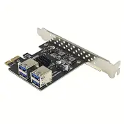 USB3.2 GEN1 PCIE Expansion Card 4 Port USB-A 5Gbps Expansion Card Adapter8081
