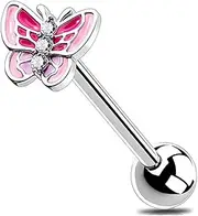 [OFDNE] Tongue Piercing Jewelry for Women Men