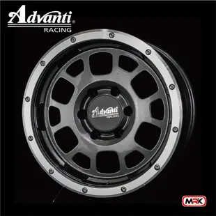 【MRK】ADVANTI 黑色HILUX海力士專用鋁圈 17-8.5J ET-6 6/139.7中心孔106.2 單顆價