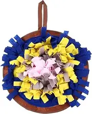 YARNOW Training Mat Puzzle Large Pet Snuffle Dog Foraging Mat Chew Small Sniff Fluff Dog Feeding Mat Plush Colorful
