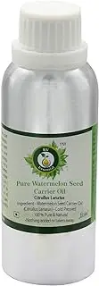 R V Essential Pure Watermelon Seed Carrier Oil 1250ml (42oz)- Citrullus Lanatus (100% Pure and Natural Cold Pressed)