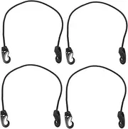 Outanaya 4pcs Kayak Hook Camping Accessory Elastic Hook Strap Kayak Tie Down Strap Multi-use Hook Rope Daily Use Buckle Strap Small Hook Rope Daily Use Hook Strap Multi-Function Hook Rope