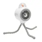 Portable Stroller Fan With Flexible Tripod Clip For Baby Rechargeable Fan 4 MS