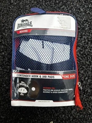 Lonsdale Contender Hook & Jab Pads New In Packet
