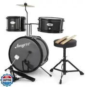 GarveeLife 3 Piece Kids Drum Set, Kids Drum Kit for Beginner with Cymbal, Tom