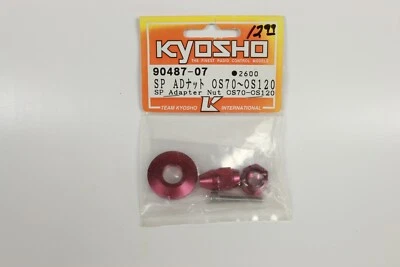 Kyosho 90487-07 OS70-120 O.S. .70 1.20 RC Engines SP Adapter Nut SP AD New