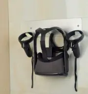 NEW- VR Storage Hanger Wall Mount Headset Controllers Display- Fits Quest Oculus