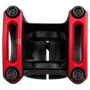 SPANK SPLIT 35 Stem 40mm Red Aluminum | Ultra-Short Stack Height And True 0-Deg