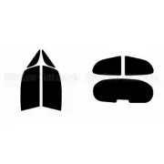 For Mitsubishi Colt 3-door 2004-07 Full Pre Cut Window Tint Kit Front & Rear