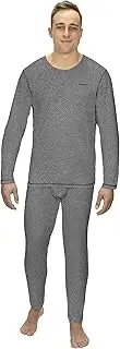 [Thermeez] Thermal Underwear for Men (Thermal Long Johns) Sleeve Shirt & Pants Set, Base Layer w/Leggings Bottoms Ski/Extreme Cold