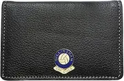 Gillingham Football Club Leather Card Holder Wallet, Black