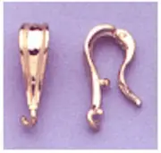 14kt Yellow Gold Fancy Enhancer Dangle Bail