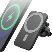 Magnetic Wireless car Charger Mount/Holder with magsafe Compatible with iPhone 13/13 Pro/12 Pro Max/13 Mini 12/12 Pro/12 Pro Max/12 Mini, Fast Charging,Rotate 360 Degree