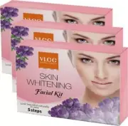 VLCC Skin Whitening Facial Kit pack of 3 (3 x 25 g)