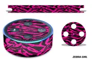 Skin Decal Wrap for the Amazon Echo Dot 2nd Gen Alexa Graphics Stickers ZEBRA