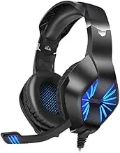 QIYUDS 7.1 Channel USB Head-Mounted Gaming Headphones, Wired Headphones, Suitable for a Variety of Electronic Devices