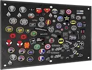 Patches Velcro, 85 x 70 cm, Tactical Military Patch Holder, Wall Velcro Surface Velcro Mat, Tactical Patch Display Board Organiser, Display Board with Eyelets for Stickers, Stamps, Badges
