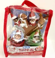 The Elf on the Shelf 10 Piece BATH PLAY SET Elf Pets Squirt Toys