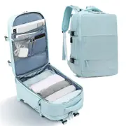 GGP Multi Compartment Travel Backpack With Shoe Storage And Wet Dry Separation (Light Blue)31Cm(L)*17Cm(W)*42Cm(H)