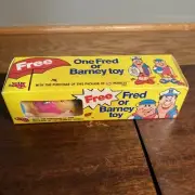 NIB Vintage Fruity Pebbles Cereal Toy Flintstones Barney Rubble Figure 1991